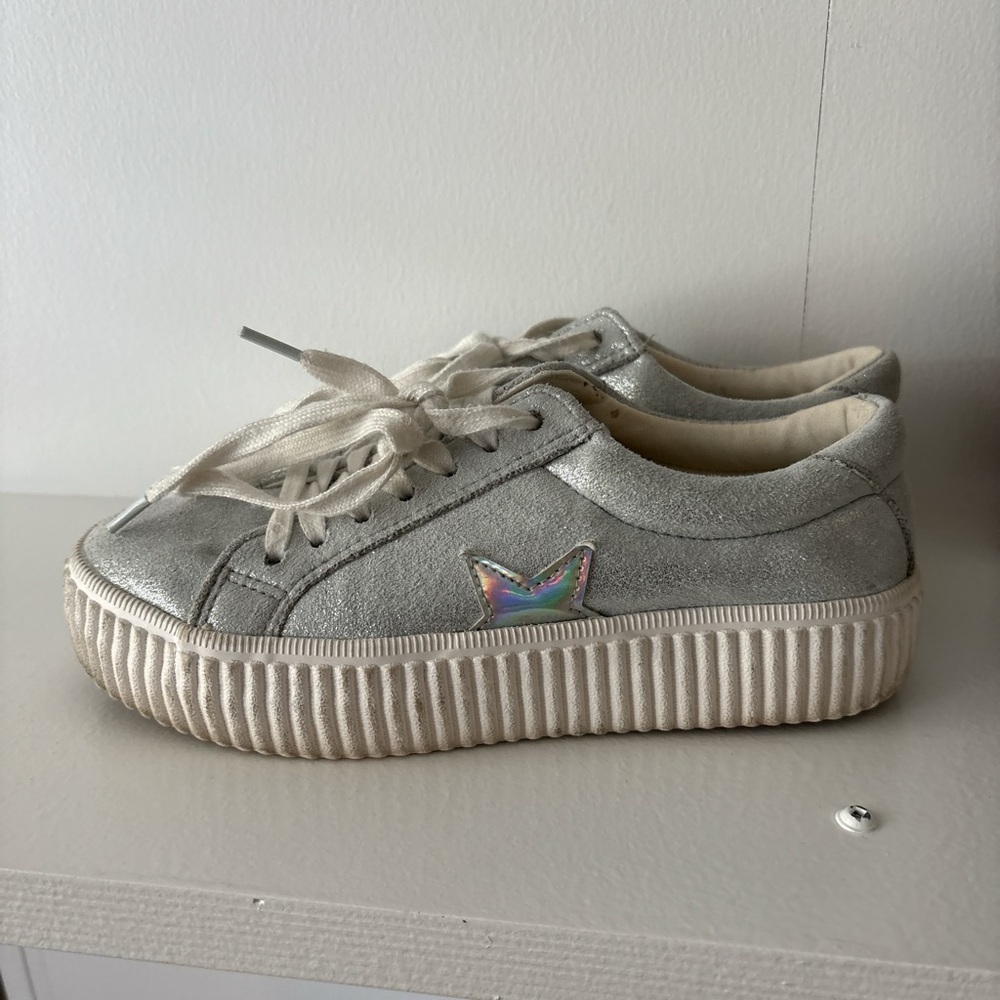 Coolway Women’s Silver Star Sneakers